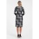 Women's dress, size 44, black color, silver