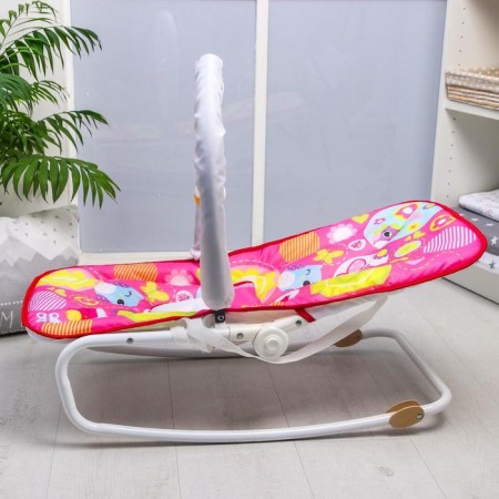 Swear-rocking chair for newborns "Flowers", game arc, removable toys mix-7