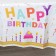 GRAY "Happy Birthday", 137 × 183 cm