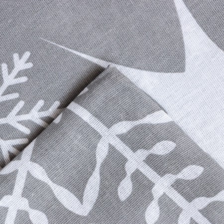 Bed linen "Ethel" Duet Snow Fall, 143x215 cm - 2 pcs, 220x240 cm, 70x70 cm - 2 pcs, calico-9