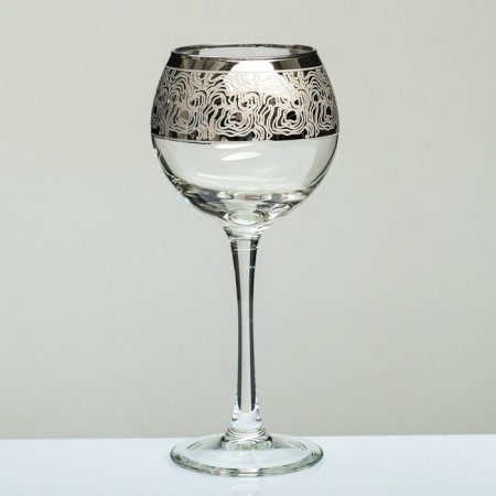 Mini-bar set of 6 glasses 280ml "Jungle" silver-6