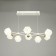Lamp with PDU "Inter" 8xLED 40W white 84x52x18-118 cm