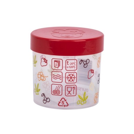 Oursson 0.5 l, 9.5 × 9.5 × 9 cm storage, red