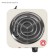 Electric tile Luazon LHP-001, 1 burner, 1000 watts, heater spiral, white