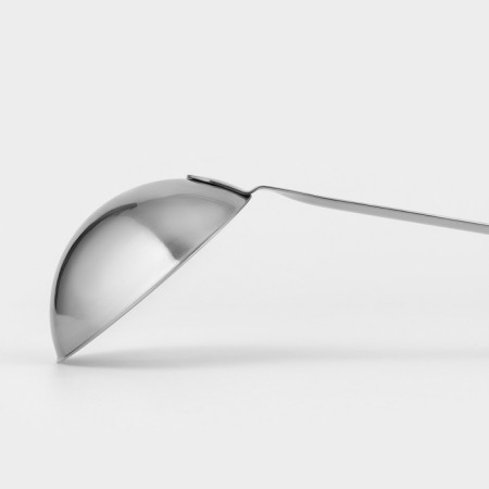 Spoon for stainless steel sauce "Povarskaya", 100 ml, handle 39 cm, thickness 1.2 mm, whole handle-5