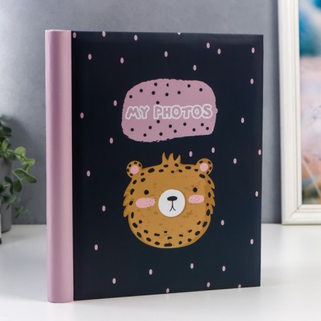 Photo album 30 magnetic sheets (60 steer) "Bear" 23x28 cm