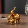 Polystone souvenir "Elephant with an elephant mosaic on the Popon" MIX 12x12x4 cm