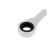 The combined key rexant 12-5807-1, fragmentation, mirror chromium, 12 mm