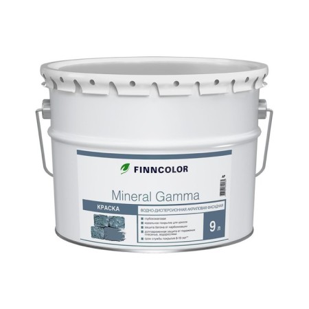 Facade Mineral Gamma with 9l Finnkolor (water-dispersion acrylic)
