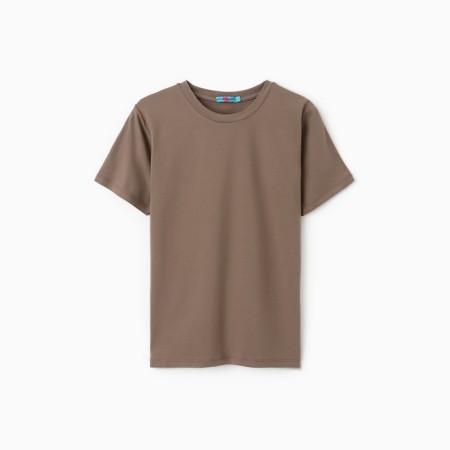 T -shirt female, brown color, size 44 (m)