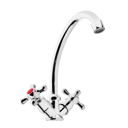 Kitchen mixer Zein Z20380101, Cran-Box Brass 1/2 ", without eyeliner, chrome-3