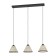 Oxpark chandelier, 3x25W E27