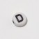 Acrylic bead "Letters" mix, 6 × 3 mm, (set 10 g), black and white color