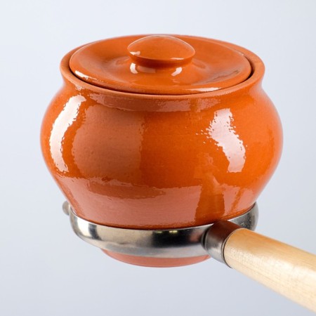 Set "Vyatka ceramics No. 3" 6x0.5 + grasp + shelf, terracotta-6