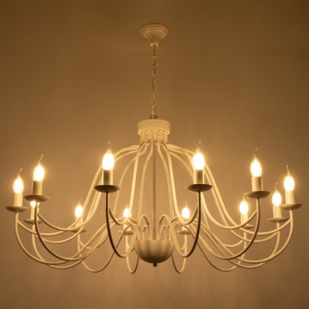 Jil chandelier 12xe14 40w is white 87x87x45-100 cm Bayerlux-2