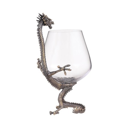 Cognac glass "Dragon", bronze-3