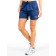 Women's shorts ise, size 44 cm, dark blue color