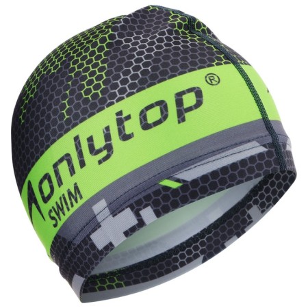 Шапочка для плавания ONLYTOP взрослая, тканевая, обхват 54-60 см-6