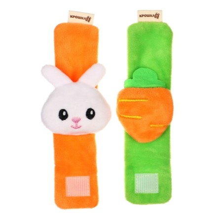 Developing bracelet-grave for the baby "Bunny", (set 2pcs)-4