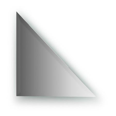 Mirror tiles with fake 15 mm, triangle 30 x 30 cm, silver EvoForm