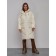 Coat insulated winter female, size 50, beige color