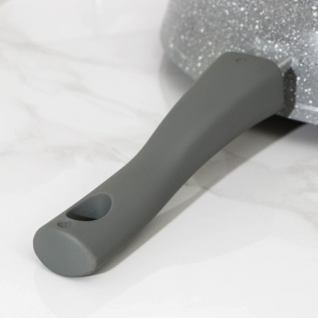 Pan, d = 28 cm, removable handle, anti -stick coating, color light marble-5