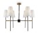 Cauces 40W, 6HE14, 63x63 cm, black
