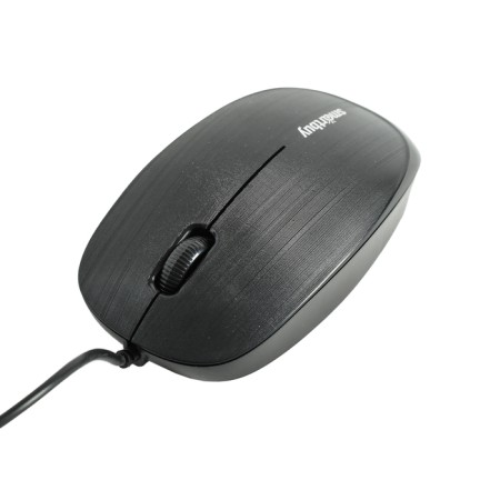 Mouse Smartbuy One 214-K, wired, optical, 1200 dpi, USB, black-1