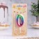 Candle in the cake "Watercolor", number 0, 6 cm