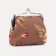 Women's wallet on the farmar, brown color