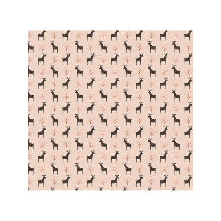 Organizer in a bath on suction cups “deer in the forest”, for storing toys and trifles, size 33x39 cm-1