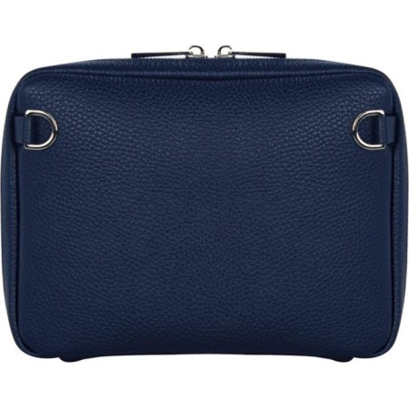 Bag Cross-Bodi with Mumi zipper, blue color-3