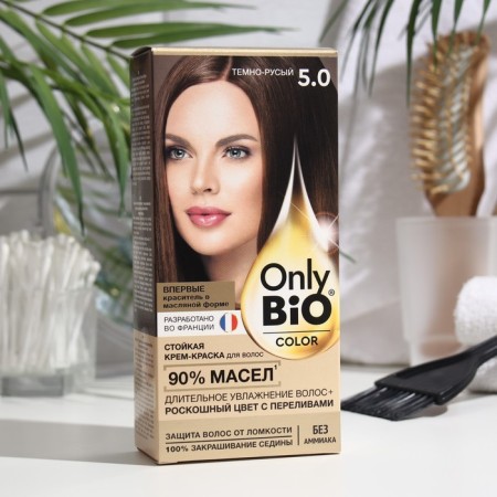 Persistent Cream for Hair Cream in the Only Bio Color series tone 5.0 dark corn, 115 ml