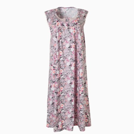 Night shirt female "rose", pink color, size 54