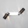 FENTE lamp, 2x40W E14, black color