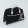 Road bag on wheels, external pocket, black color