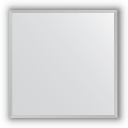 Mirror in the baguette frame - steel 20 mm, 66 x 66 cm, evoForm