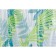 Foliage bathroom curtains, 180x200 cm, PVC, green color