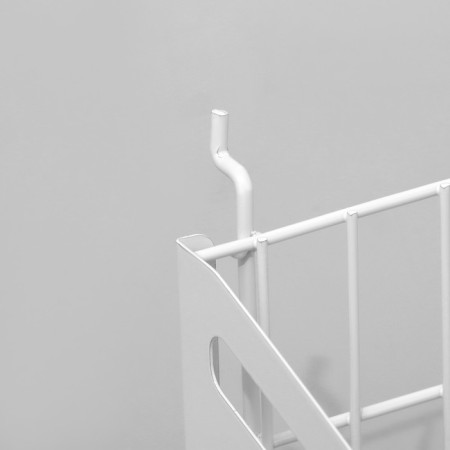 Basket 26 × 19 × 16 for perforation, white color-2