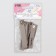 Tag with the "Hand Made" button, 8 × 1.5 cm, 10 pcs, color gray color