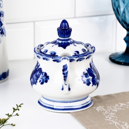 Sugar "Elena", 13 × 10 × 16 cm, gzhel-1