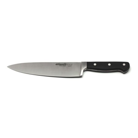 Knife of cook Atlantis, black color, 20 cm-1