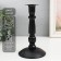 Silver of Metal per 1 candle "silhouette" d = 2.5 cm black 10x17 cm