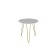 Journal table "Reed Gold 530", 550 × 550 × 550 mm, color white marble
