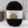 Yarn "Elegant" 100% merino wool 250m/100g (02-black)