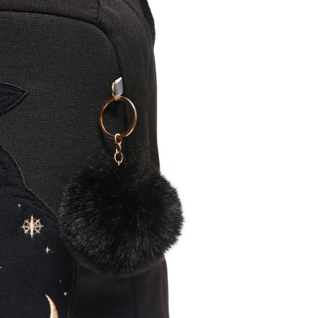 School backpack, 39 x 26 x 17 cm, Grizzly, ergonomic back, black-3