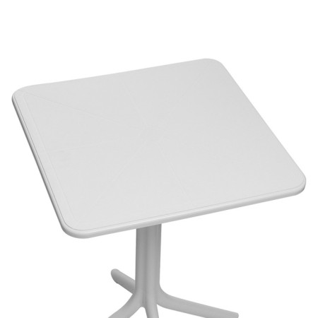 Square "SIEST" white, 70 x 70 cm, height 48/73 cm-2