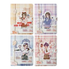 Notebook Gift, A6, 96 sheets, color block, with a curly refrain, PVC cover, 