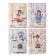 Notebook Gift, A6, 96 sheets, color block, with a curly refrain, PVC cover, "Anime", mix