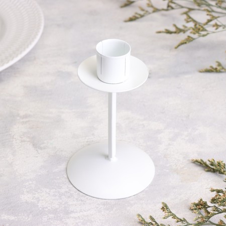 Bob Climber Metal for 1 candle, 7.4x12 cm, white-2